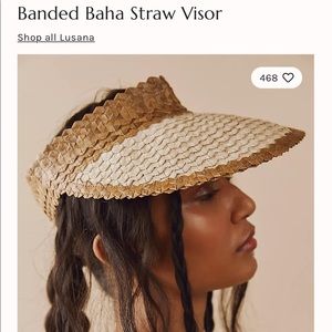 Free People visor NEW